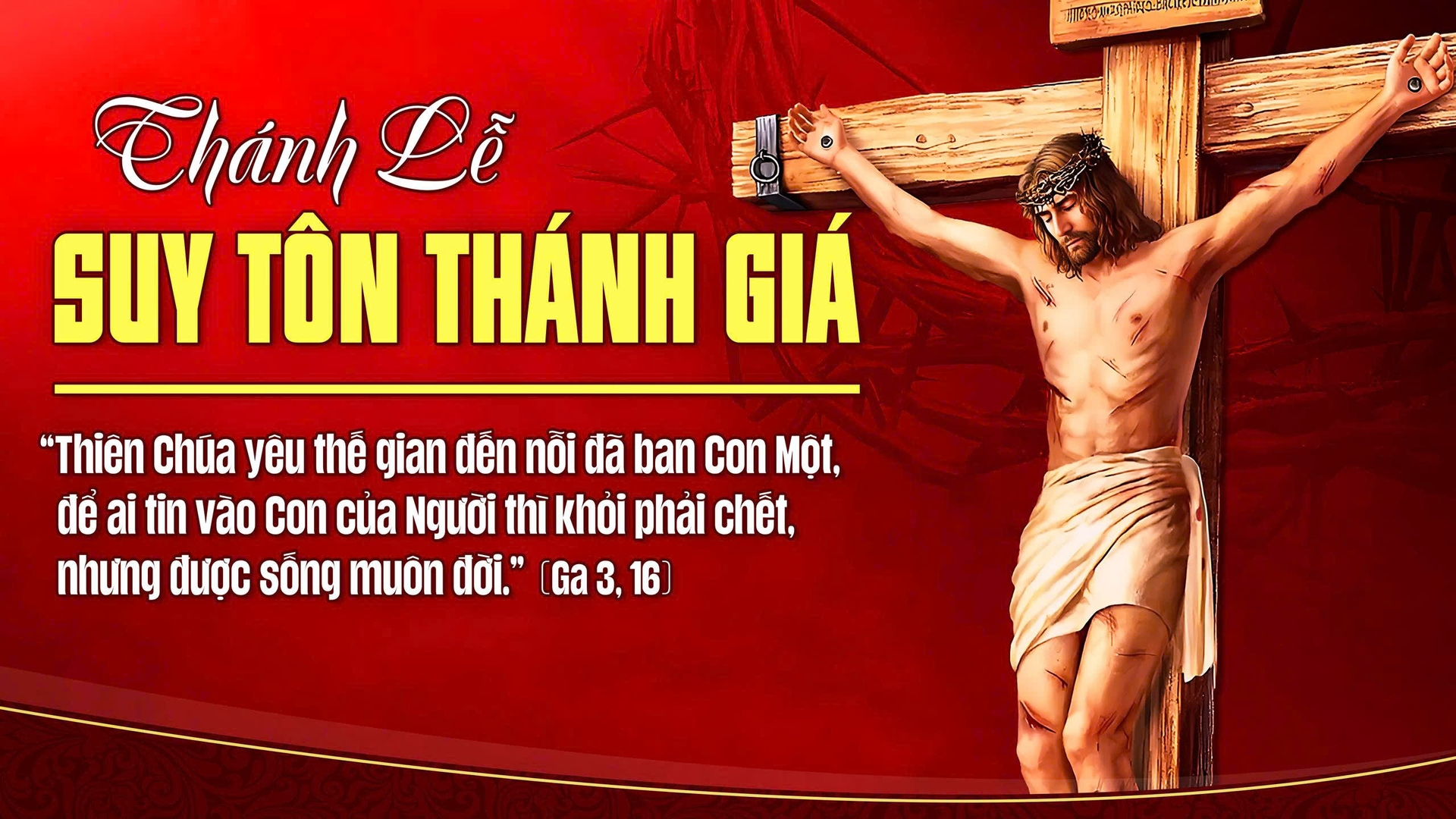 Suy Niệm Lời Chúa | Thứ Hai Sau Chúa Nhật Tuần XXIV Mùa Thường Niên - SUY TÔN THÁNH GIÁ. Lễ kính | Ga 3,13-17 | Phút Cầu Nguyện